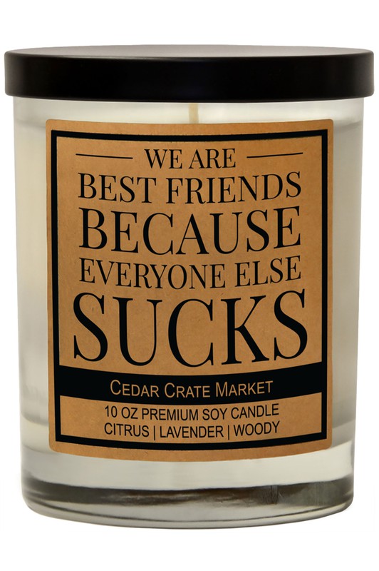 We Are Best Friends Soy Candle