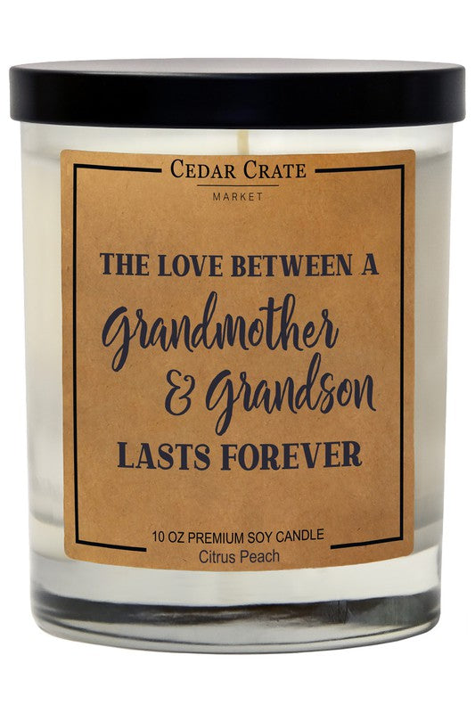 The Love Between A Grandmother And Grandson Soy Candle