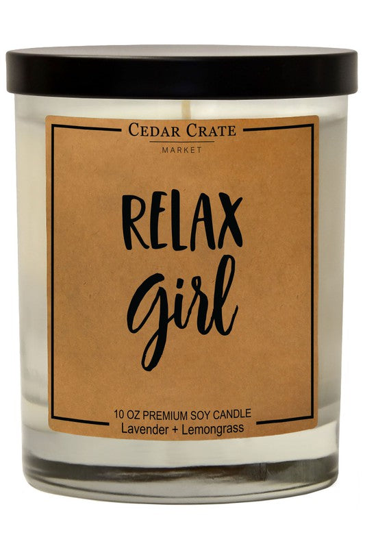 Relax Girl Soy Candle