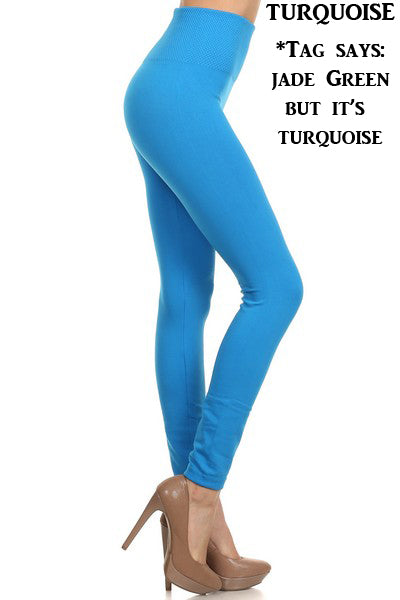 Lady's Full Length Seamless FLEECE Leggings